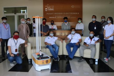 Wow…Keren! Cegah Covid-19, Telkom University-LIPI Ciptakan Robot AUMR Pertama di Indonesia