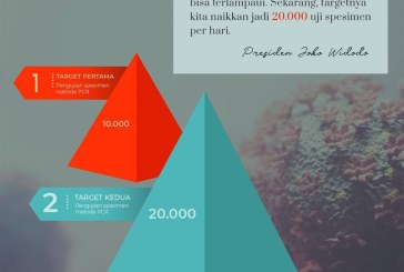 Jokowi: Target Pengujian Spesimen dengan Metode PCR 10.000 Per Hari Terlampaui