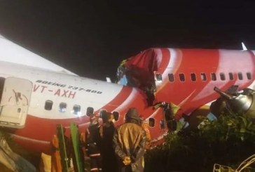Ngeri! Kecelakaan Pesawat India Terbelah Jadi Dua, 17 Tewas