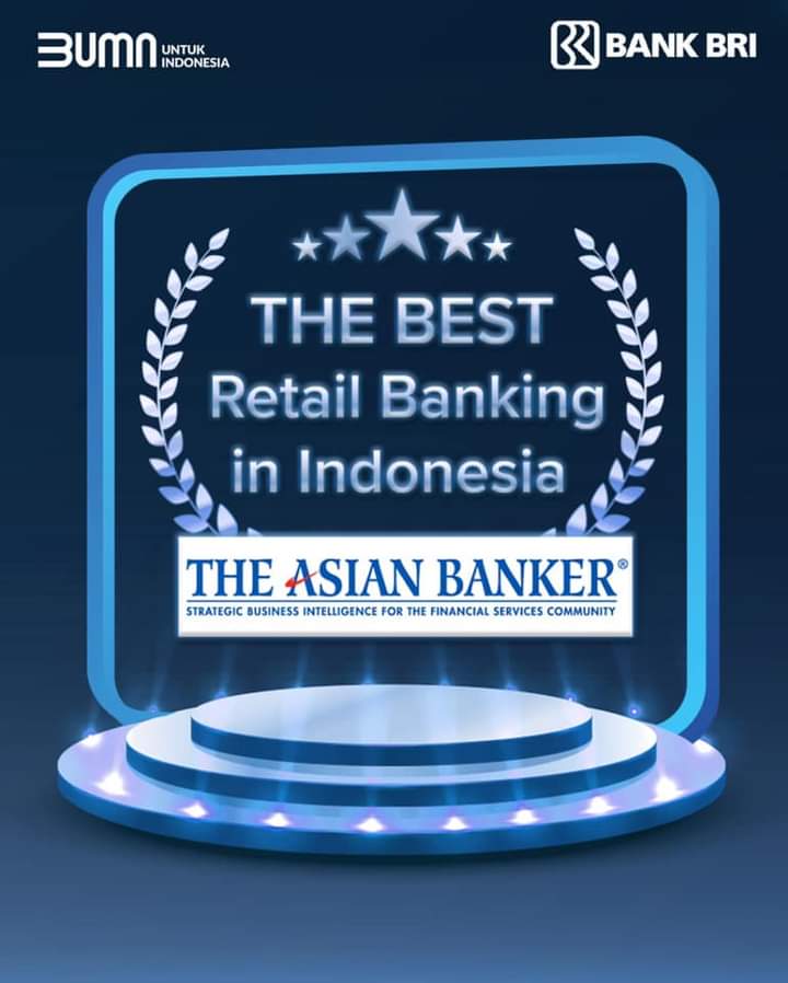 Berkinerja Positif dan Inovatif, BRI Raih Penghargaan The Best Retail Banking in Indonesia