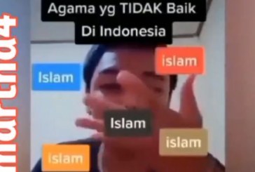 Dikecam! Video TikTok Ini Sebut Islam Agama yang Tidak Baik di Indonesia