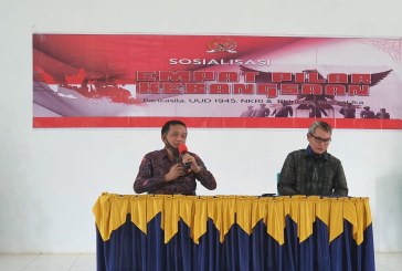 Sosialisasi Empat Pilar, Zainal Arifin Ajak Masyarakat Gotong Royong Hadapi Covid-19