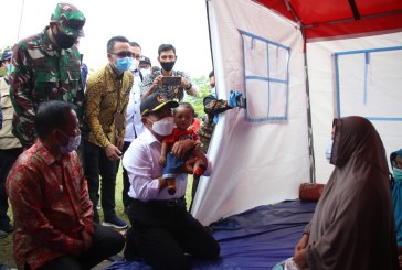 Menko PMK Cek Penanganan Pengungsi Korban Gempa Sulbar