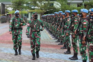 Pangdam XII Tanjungpura Berangkatkan 488 Personil Satgas BGC TNI Konga ke Kongo