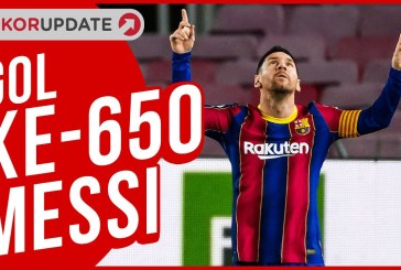 Messi dan Rekor 650 Gol Barcelona