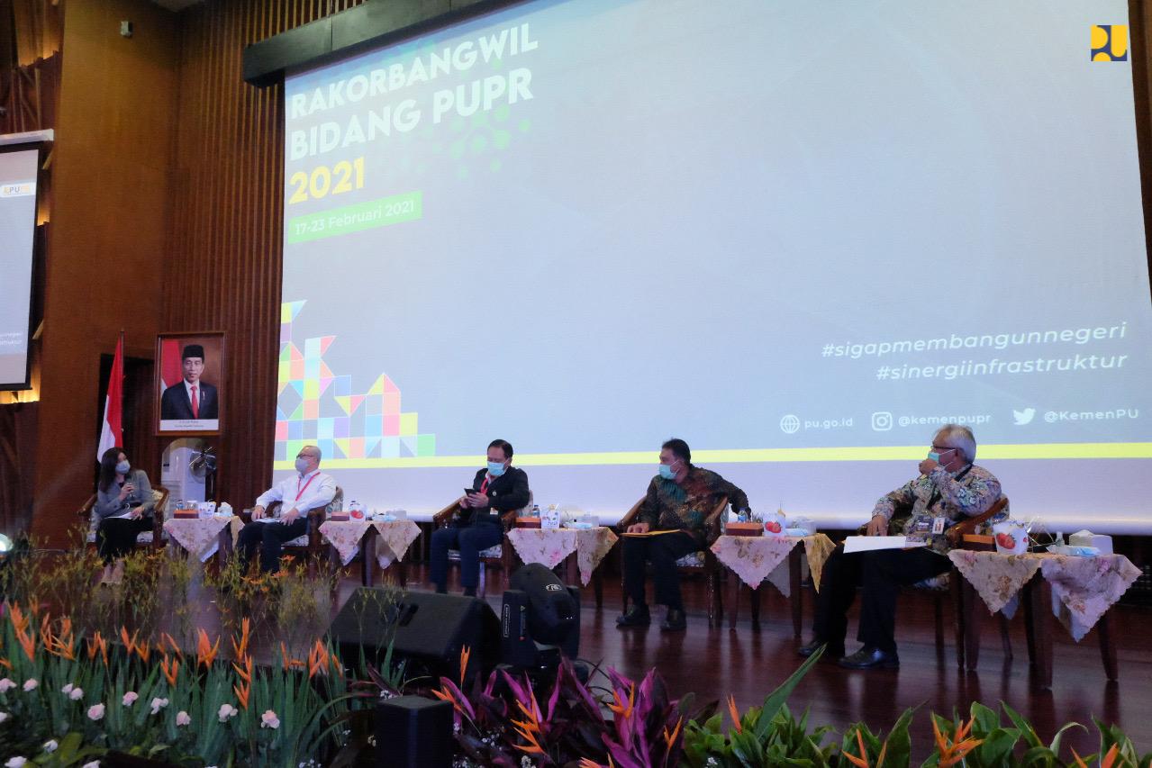 Sinergikan Perencanaan Pembangunan Infrastruktur 2022, Kementerian PUPR Selenggarakan Rakorbangwil