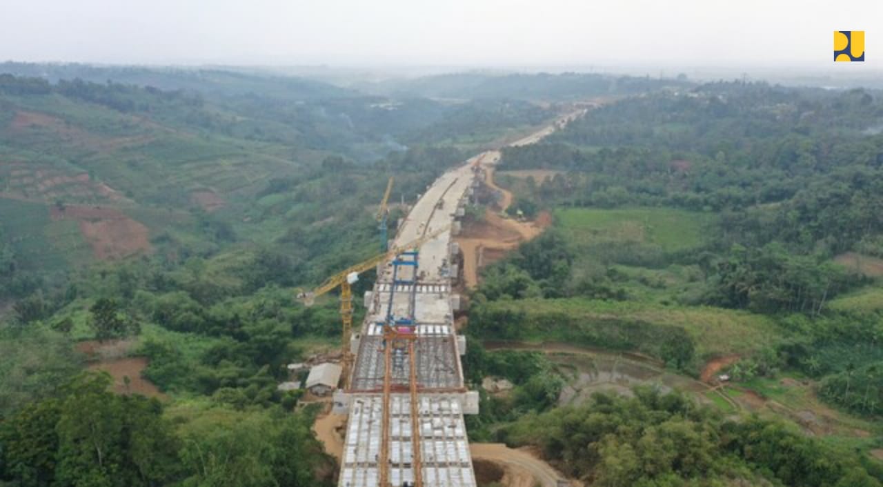 Pembangunan Jalan Tol Ciawi-Sukabumi Seksi Cigombong – Cibadak Ditargetkan Rampung Agustus 2021