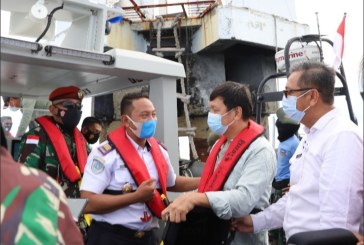 Kunjungi Karang Unarang, Wakil Menteri ATR/Wakil BPN Saksikan Proses Pengukuran Pulau Kecil Terluar Indonesia