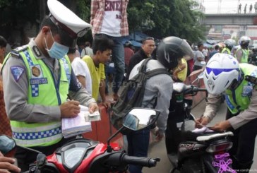 Puluhan Motor Knalpot Racing Ditilang Ditlantas Polda Metro Jaya
