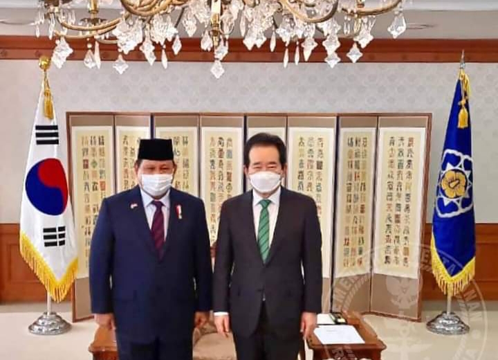 Menhan RI Temui Presiden dan Perdana Menteri Republik Korea