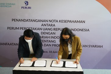 Peruri Teken Nota Kesepahaman Bersama Bank Syariah Indonesia