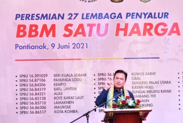 BPH Migas Resmikan SPBU BBM 1 Harga di Wilayah 3T Pontianak