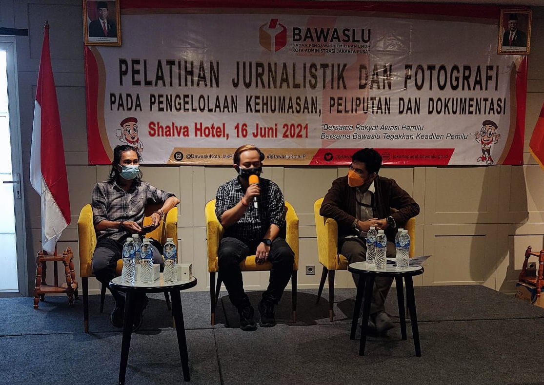 30 Staf Bawaslu Jakarta Pusat Ikuti Pelatihan Jurnalistik dan Fotografi