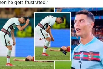 Portugal Tersingkir, Ronaldo Buang dan Tendang Ban Kapten