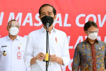 Presiden Jokowi: 1.000 ABK di Pelabuhan Sunda Kelapa Divaksinasi Covid-19