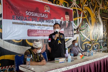 Sosialisasi Empat Pilar, Zainal Arifin Ajak Perkuat Desa dengan Kearifan Lokal