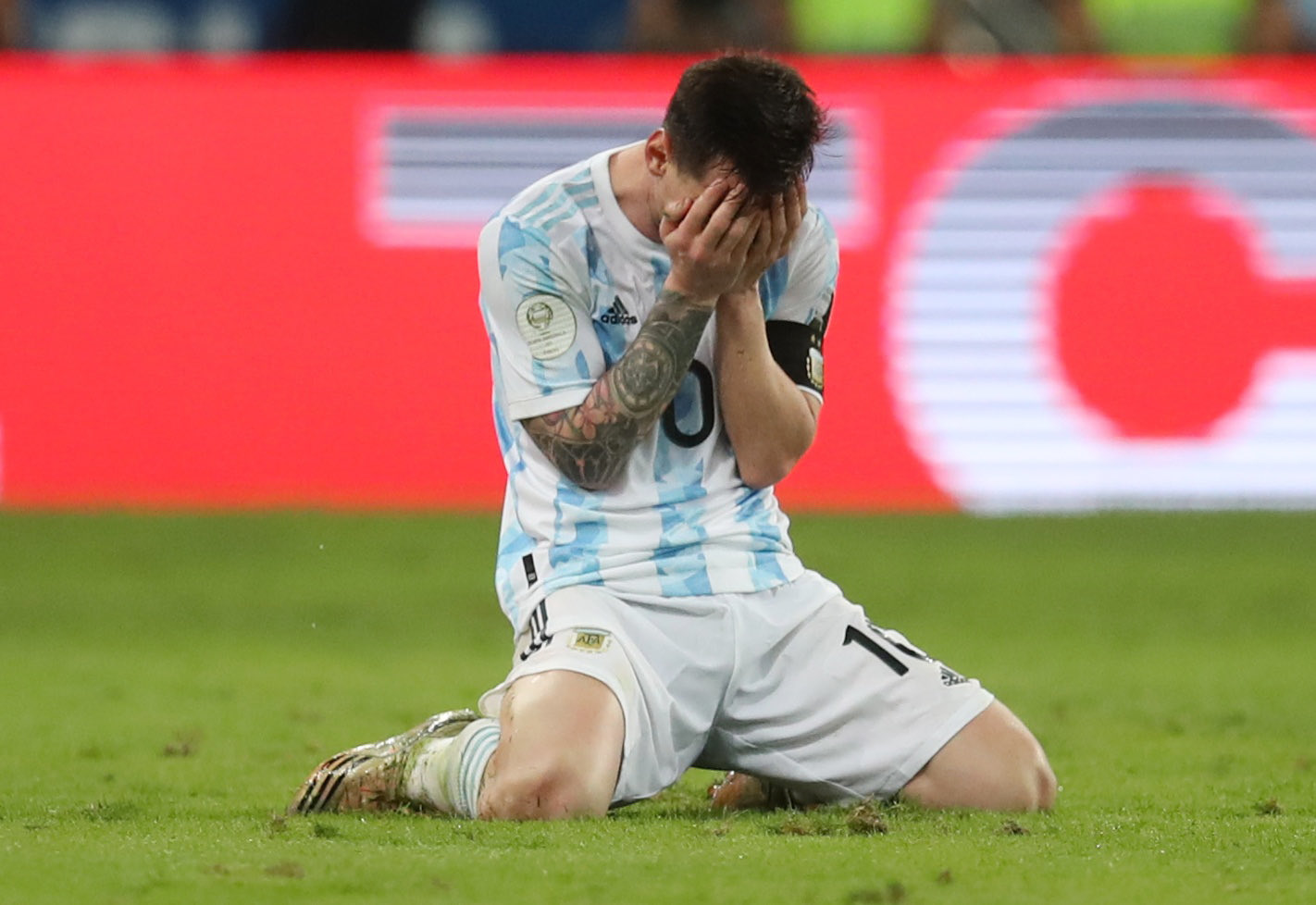 FOTO Lionel Messi Bawa Argentina Raih Juara Copa America 2021