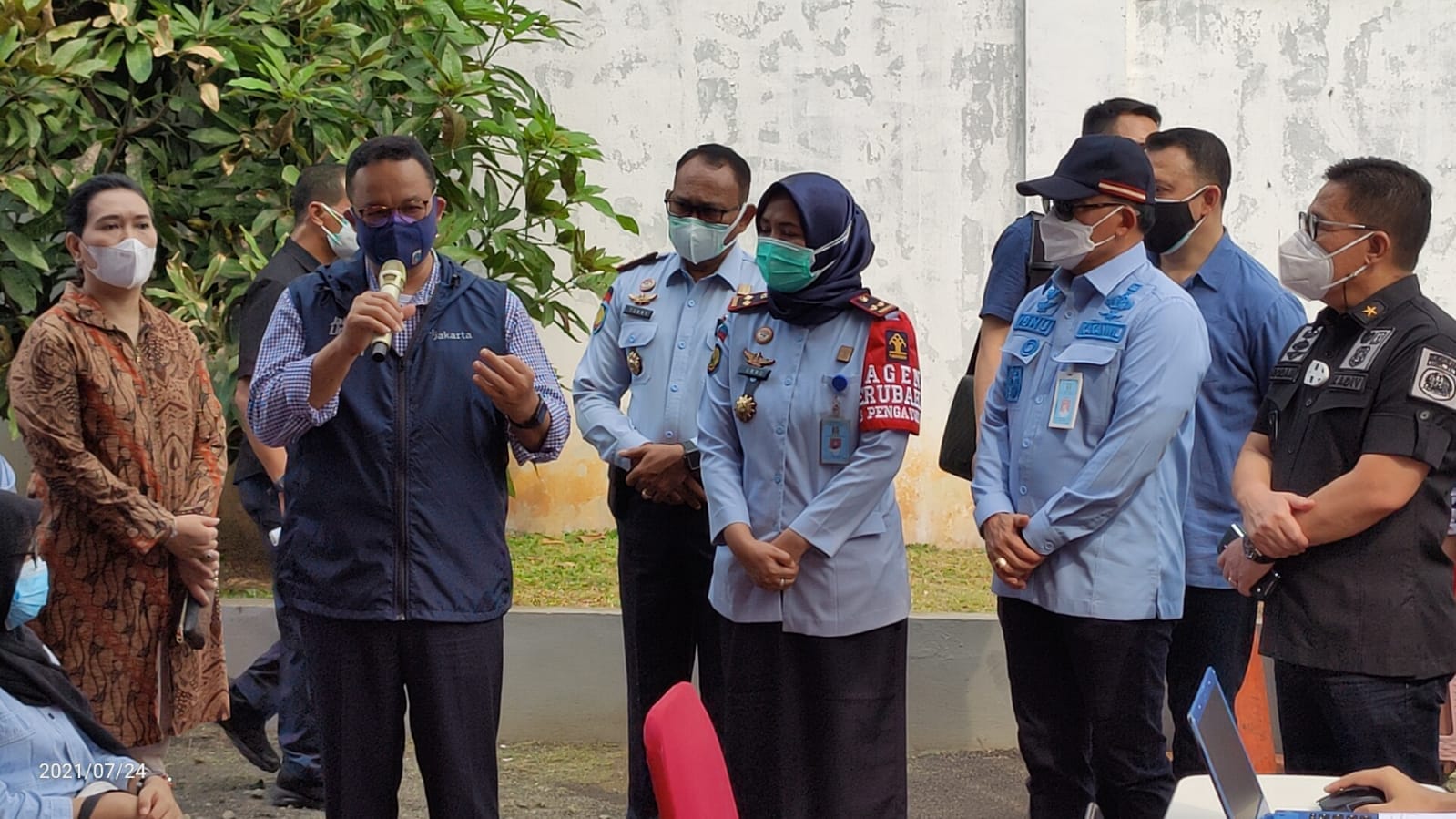 Pemprov DKI Jakarta Apresiasi Kegiatan Vaksinasi Tuntas Kanwil Kemenkumham Jakarta
