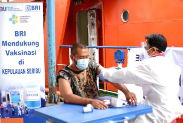 Sukseskan Program Vaksinasi Covid-19,  BRI Kerahkan Teras Kapal di Empat Kepulauan