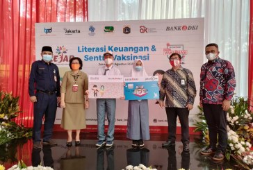 Bank DKI-OJK-Pemprov DKI Jakarta Gelar Literasi Keuangan dan Keuangan dan Vaksinasi untuk Pelajar