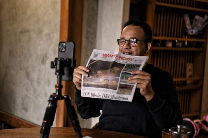 Anies Baswedan Bersyukur DKI Jakarta Masih Tempati Peringkat Pertama di PON XX Papua 2021