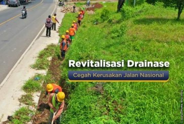 Kementerian PUPR Lakukan Revitalisasi Drainase Jalan Nasional di Seluruh Indonesia