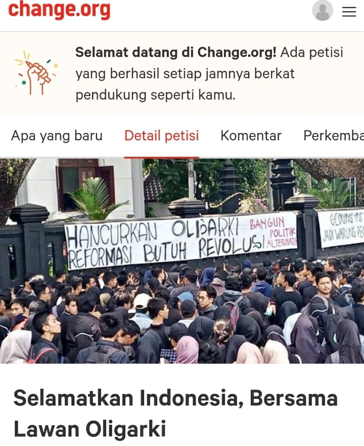 Selamatkan Indonesia, PRIMA Ajak Masyarakat Lawan Oligarki
