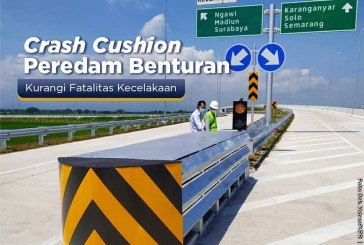 ‘Crash Cushion’ Berperan Penting Kurangi Fatalitas Kecelakaan Kendaraan di Jalan Tol