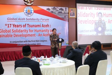 Menteri Sofyan A. Djalil Peringati 17 Tahun Tsunami Aceh