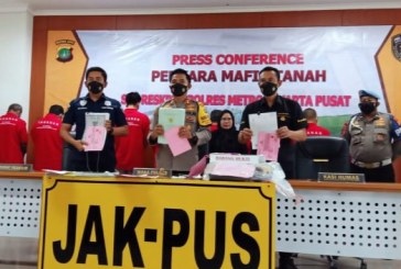 Polres Jakarta Pusat Ungkap Mafia Tanah, Eks Kades Ditahan