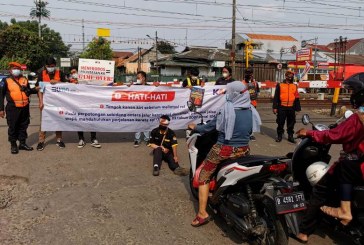 PT KAI Daop 1 Jakarta Gencar Lakukan Sosialisasi di Pelintasan Sebidang
