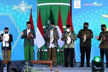 Menteri Yaqut Dampingi Presiden Jokowi Buka Muktamar ke-34 NU di Lampung Tengah