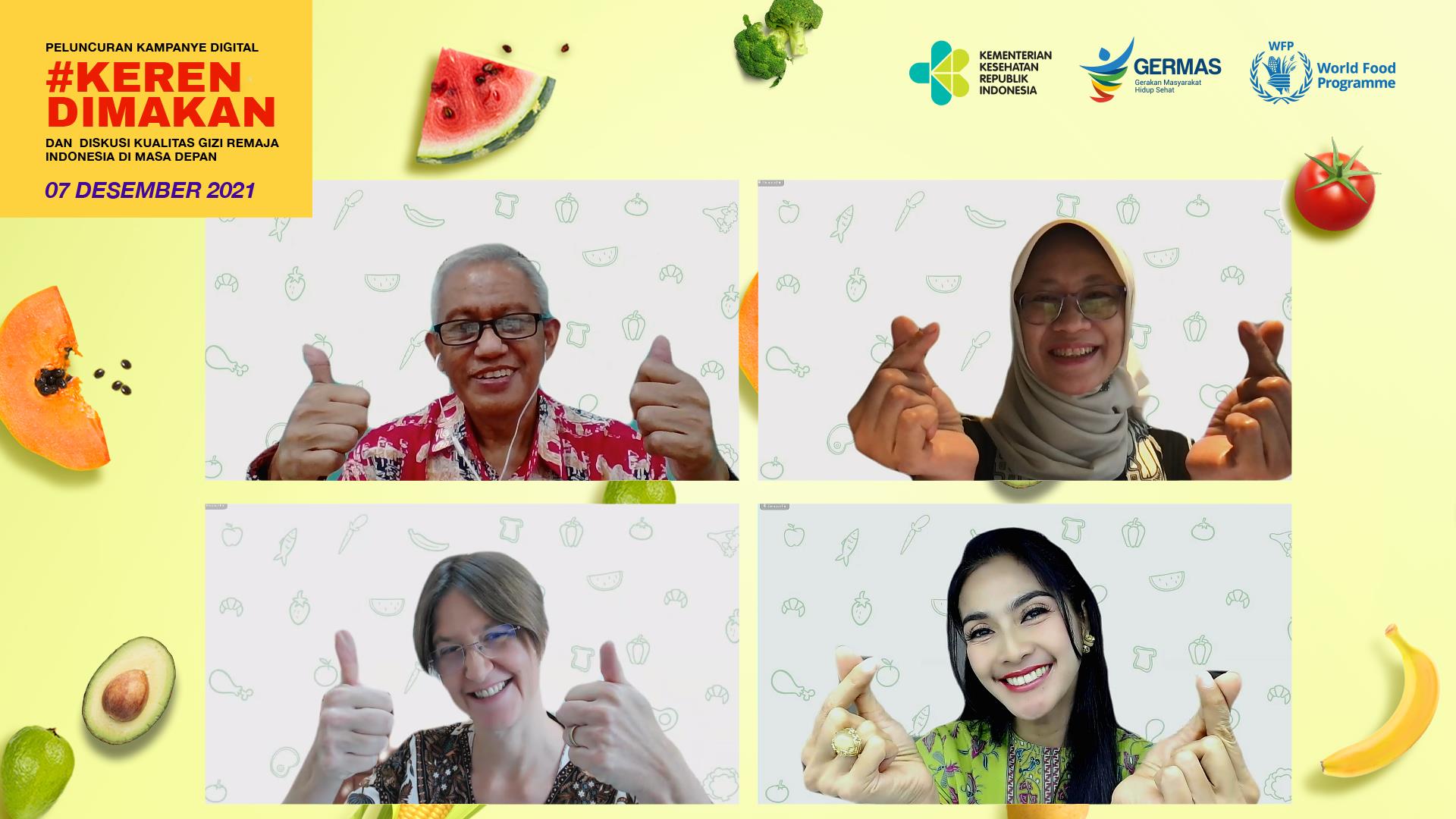 Peluncuran Kampanye #KerenDimakan, Remaja Indonesia Disarankan Banyak Konsumsi Sayur dan Buah