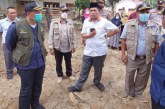 Kunjungi Lokasi Banjir Bandang di Padang Lawas, Iskan Imbau Masyarakat Tetap Bersabar
