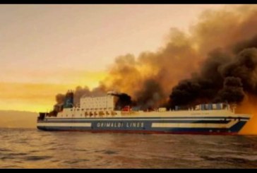 Kapal Feri di Yunani Terbakar, 12 Orang Hilang