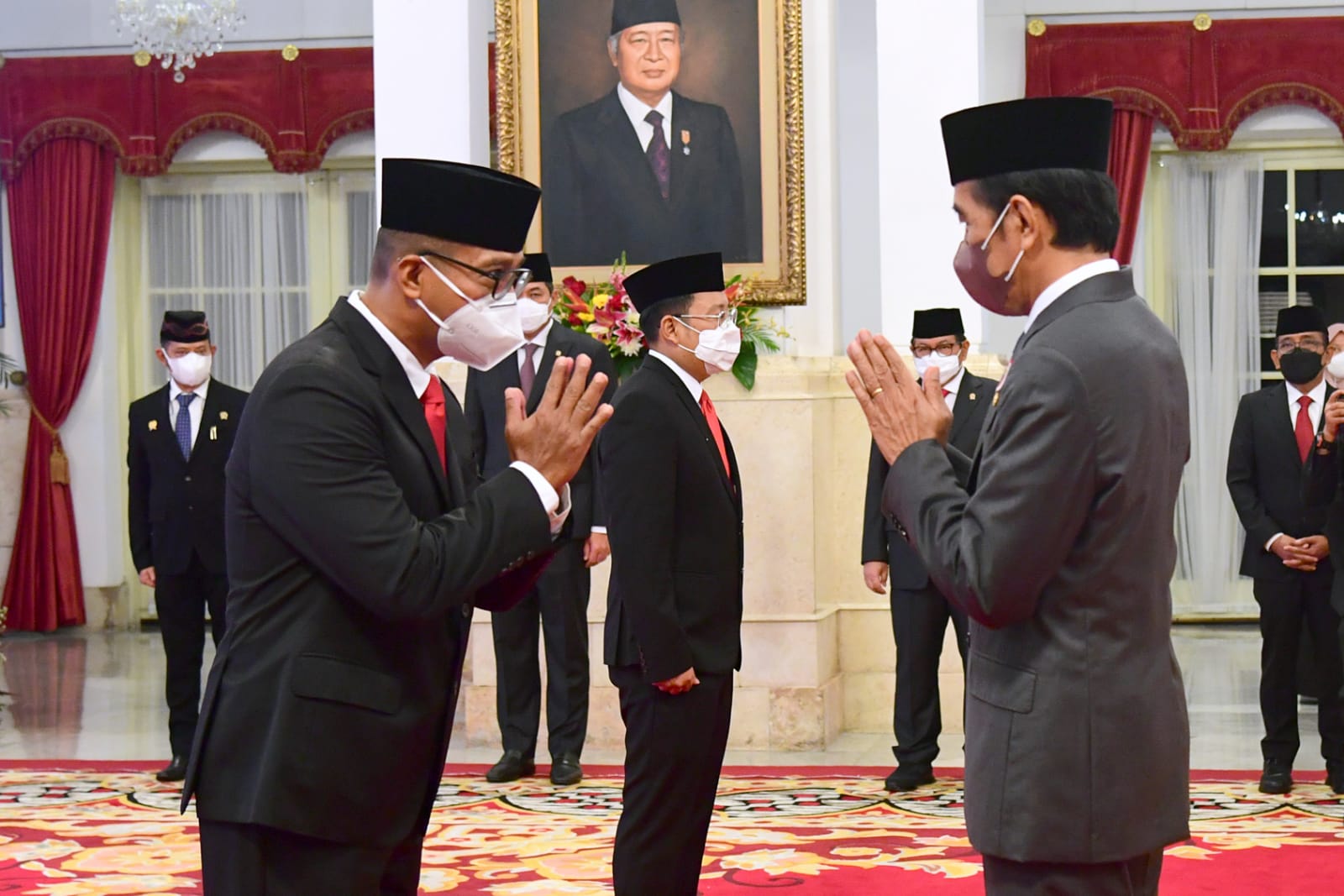 Presiden Jokowi Lantik Gubernur Lemhannas dan Kepala Badan Pangan Nasional