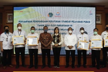 Seluruh Kantah di Lingkungan Kanwil BPN DKI Jakarta Raih Penghargaan dari Ombudsman RI