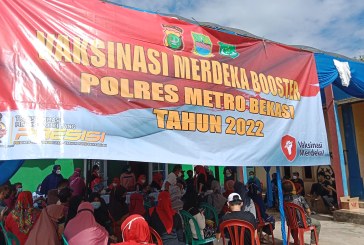 FOTO Kegiatan Vaksinasi Booster di Perumahan BSP, Kabupaten Bekasi