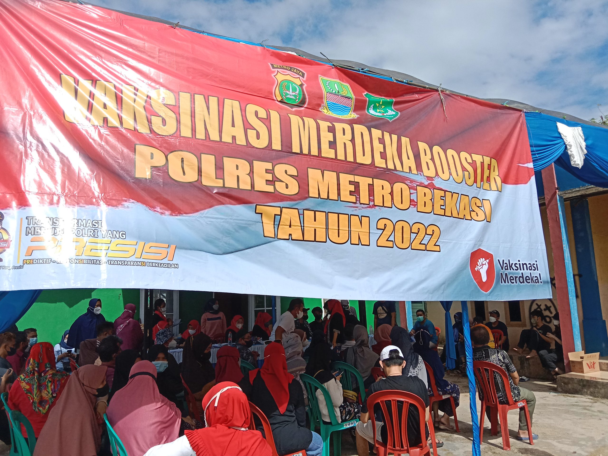 FOTO Kegiatan Vaksinasi Booster di Perumahan BSP, Kabupaten Bekasi
