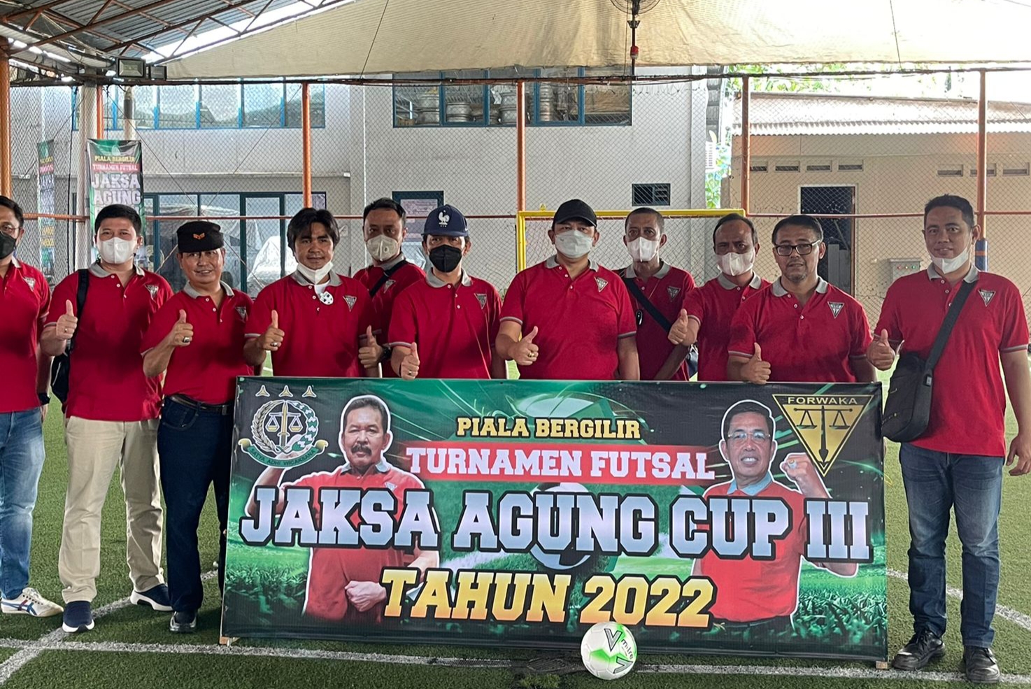 Buka Turnamen Futsal Jaksa Agung Cup III, Ketut Sumedana Minta Wartawan Jalin Komunikasi Positif dengan APH