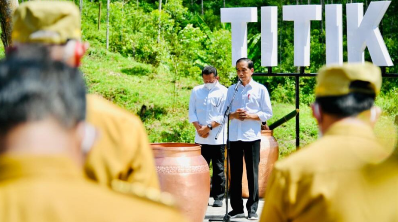Jokowi Jelaskan Penyatuan Tanah dan Air Bentuk Kebinekaan dan Persatuan yang Kuat