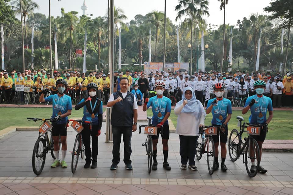 Gubernur Anies: Jadikan Budaya Bersepeda ke Sekolah