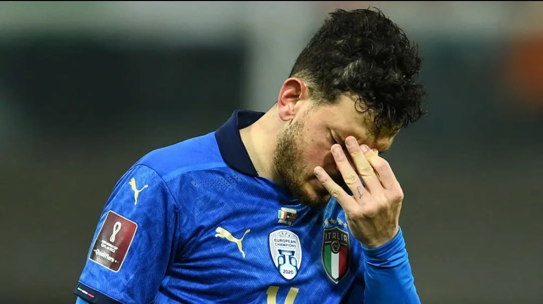 Gila dan Memalukan, Italia Tim Terkuat Tidak Lolos Piala Dunia 2022