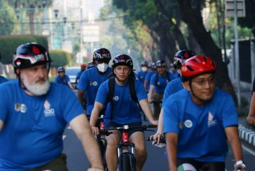 Nikmati Jakarta, Delegasi G20 EDM-CSWG Sepeda Santai di Hari Bebas Kendaraan Bermotor