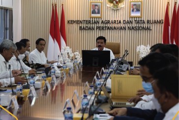 Perdana Tugas, Menteri Hadi Tjahjanto Pimpin Rapim di Lingkungan Kementerian ATR/BPN