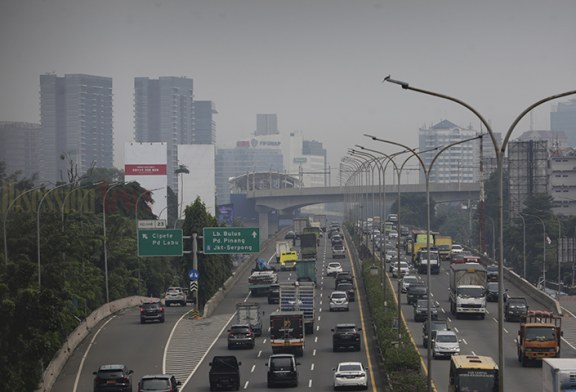 FOTO Udara Jakarta Hari Ini Terburuk di Dunia