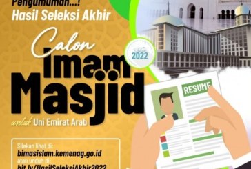Ini 33 Calon Imam Masjid yang Akan Ditempatkan di UEA Tahun 2022