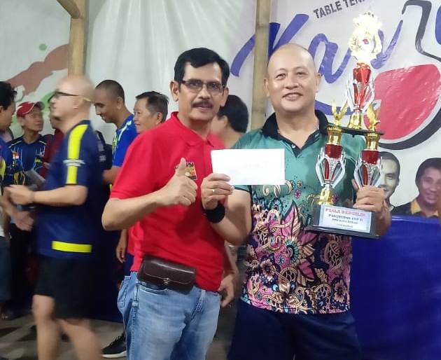 Diperkuat Roy Korompis, PTM Wijaya Raih Juara I Turnamen Tenis Meja Beregu Paguyuban Kota Bekasi ke-3 di GOR Karjo