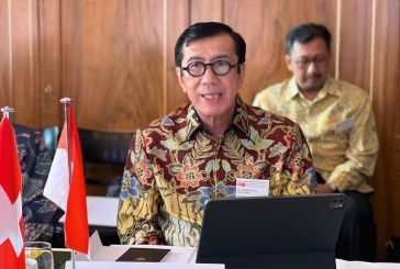 Perkuat Ekonomi Indonesia, Menkumham Ikuti Diskusi Meja Bundar di Swiss