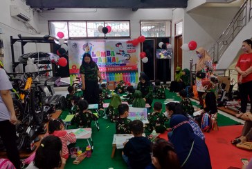 Meriahkan Hari Anak Nasional, Roda Link dan TK Kartika Jaya Gelar Lomba Mewarnai